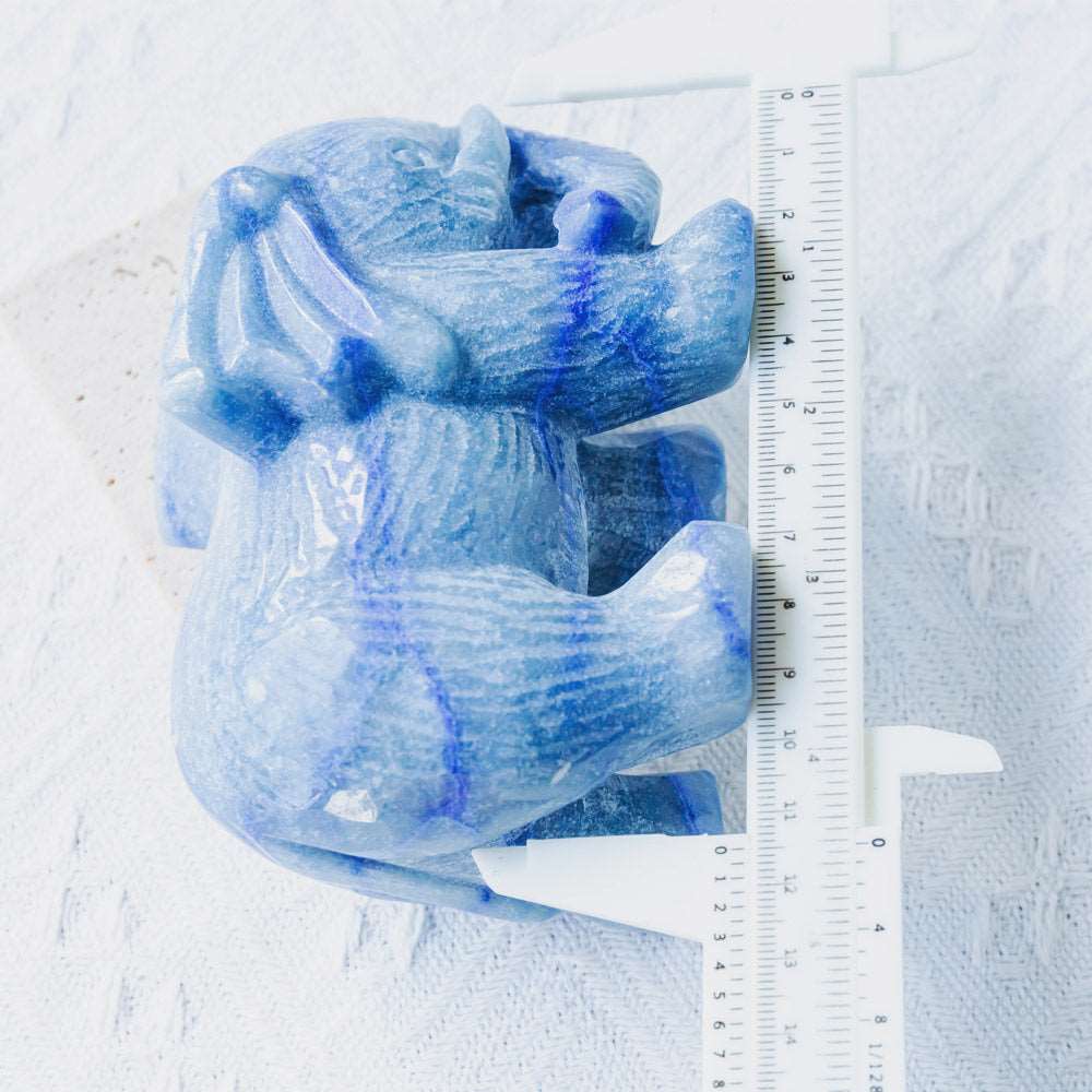 Reikistal 5‘’ Blue Aventurine Elephant