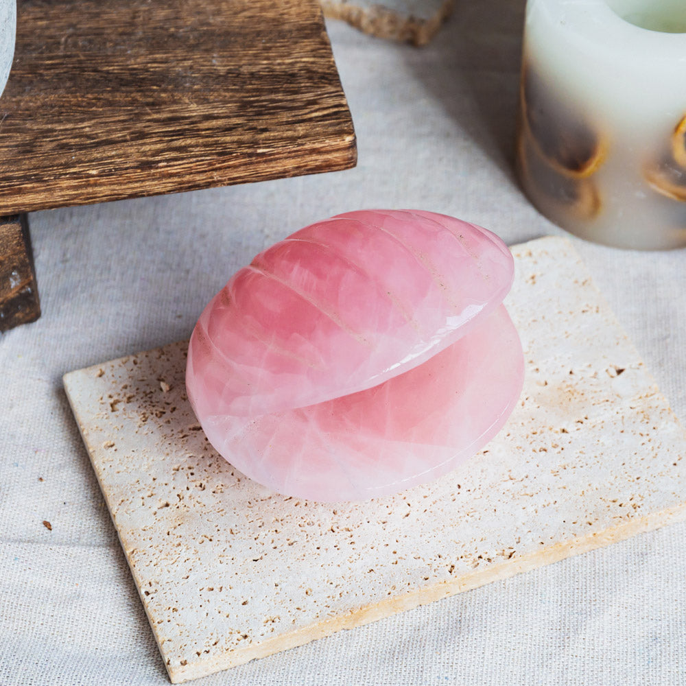 Reikistal Rose Quartz Shell