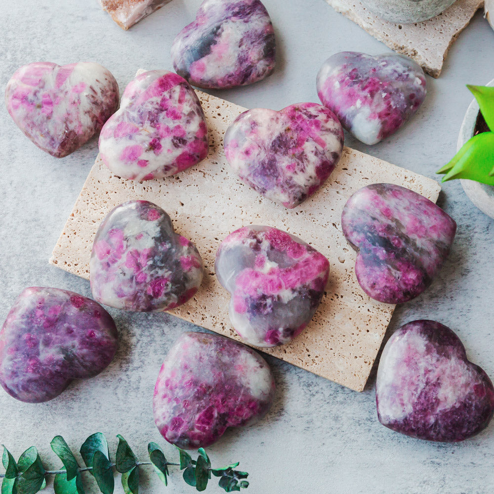 Reikistal Pink Tourmaline Heart