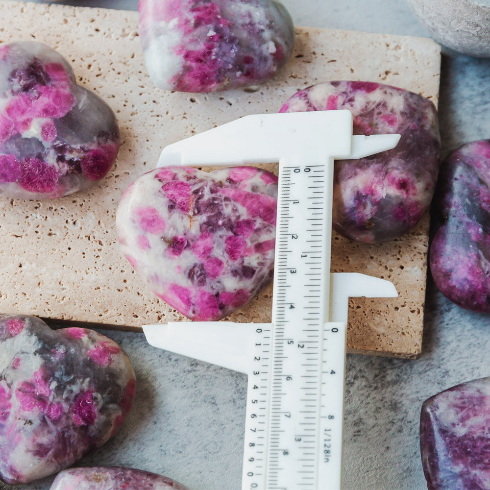 Reikistal Pink Tourmaline Heart