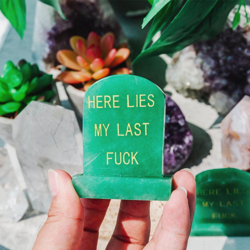 Reikistal Green Aventurine Tombstone