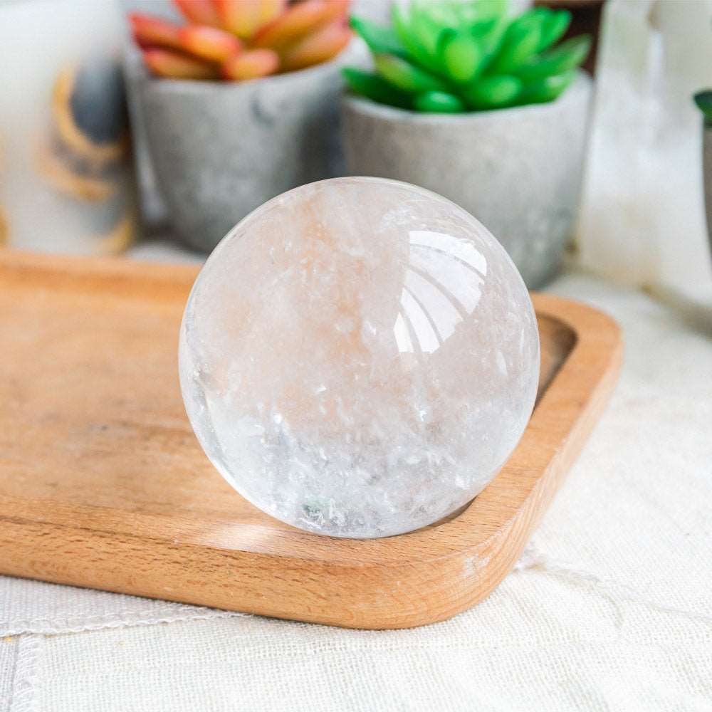 Reikistal2.5''Clear Quartz Sphere