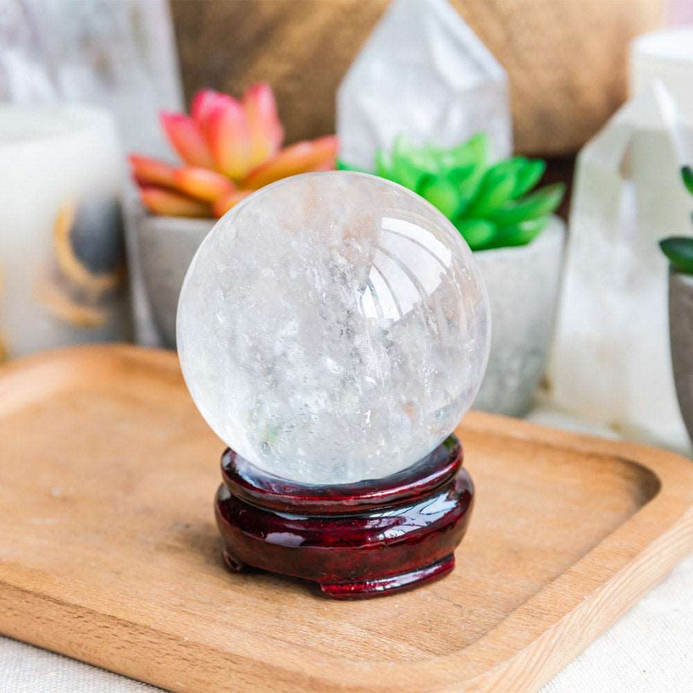 Reikistal2.5''Clear Quartz Sphere