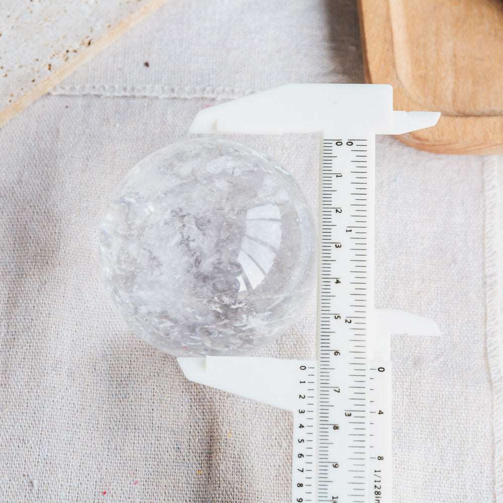 Reikistal2.5''Clear Quartz Sphere