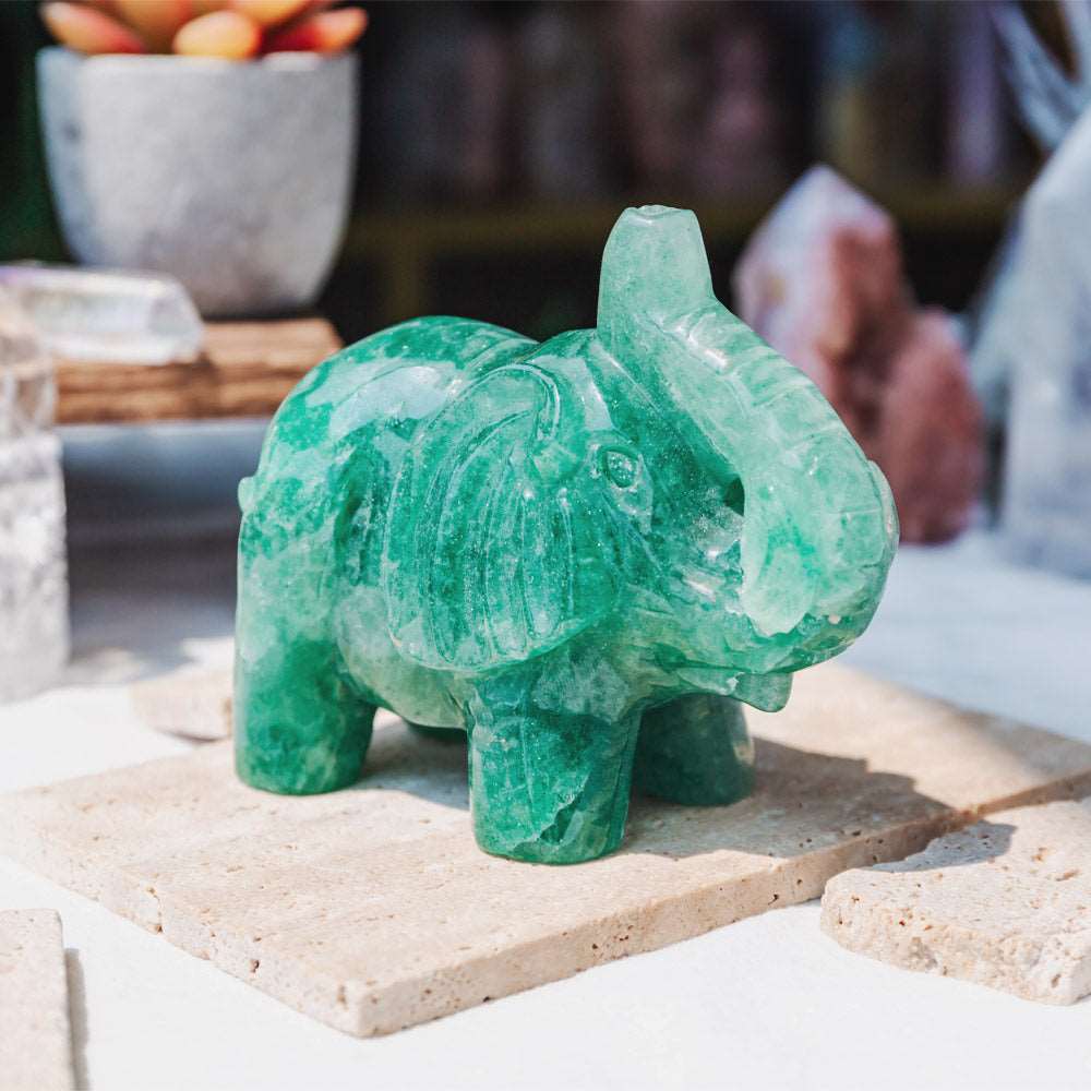 Reikistal 4'' Green Strawberry Elephant