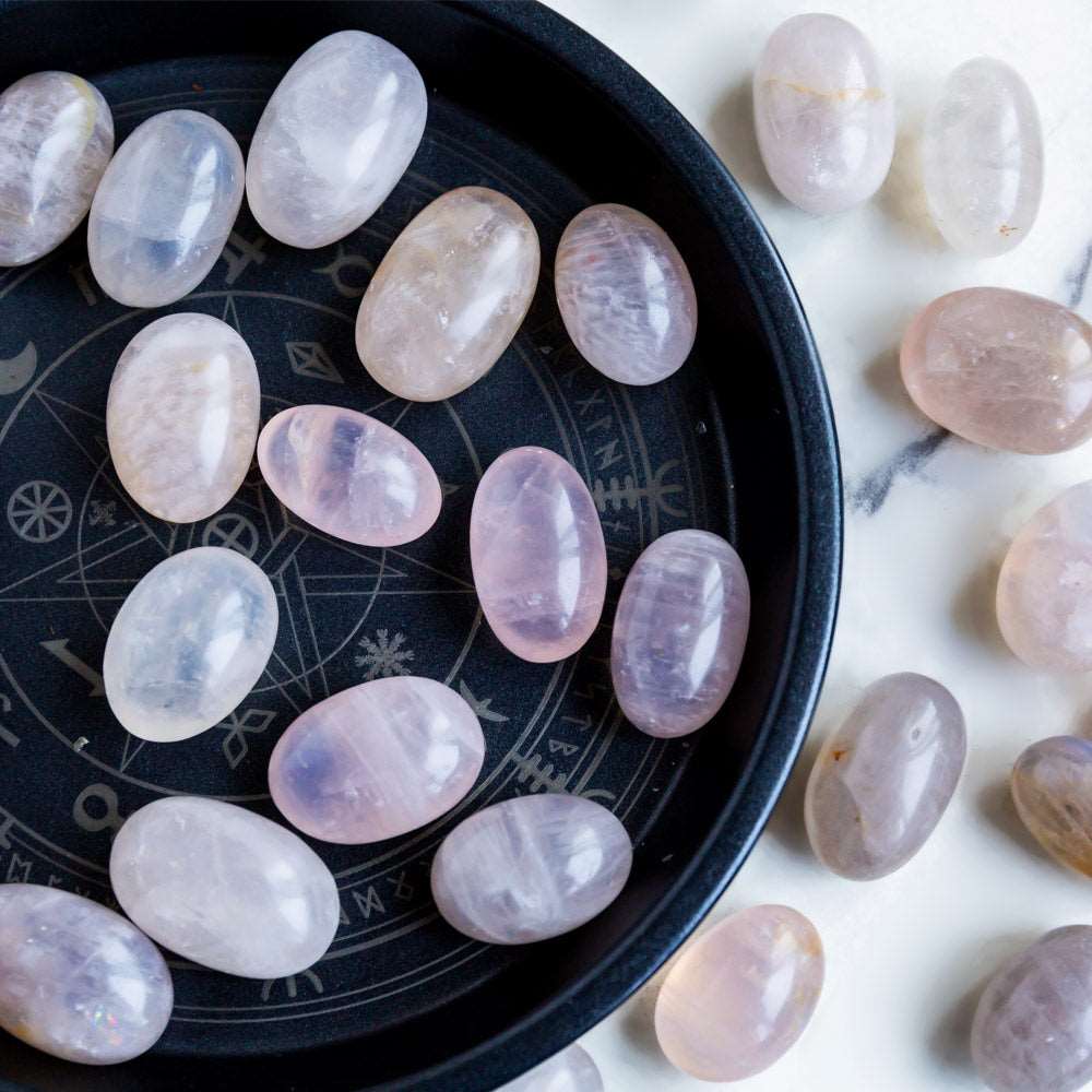 Reikistal Blue Rose Quartz Tumbled Stone