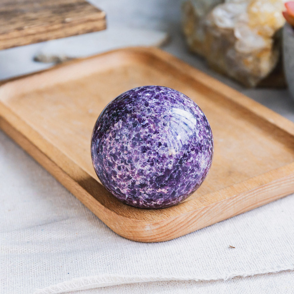 Reikistal Lepidolite Sphere