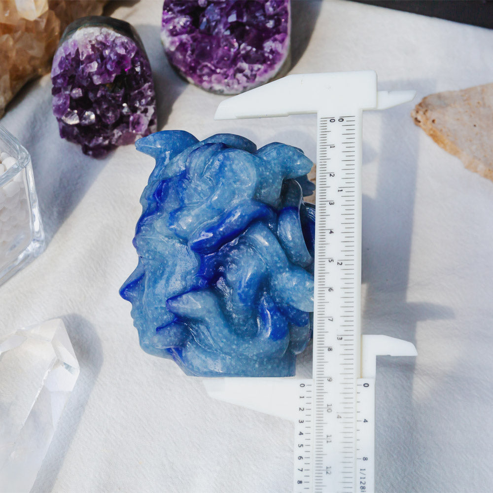 Reikistal Blue Aventurine Medusa