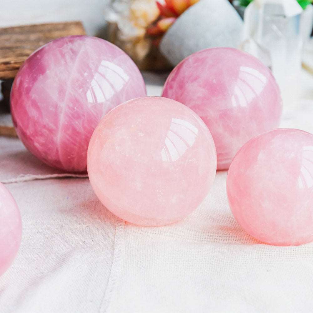 Reikistal Rose Quartz Sphere