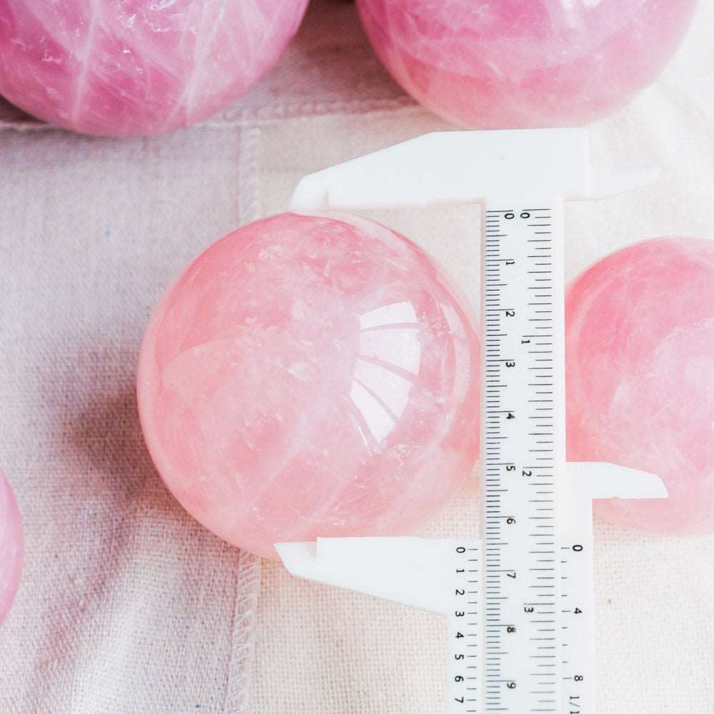 Reikistal  Rose Quartz Sphere