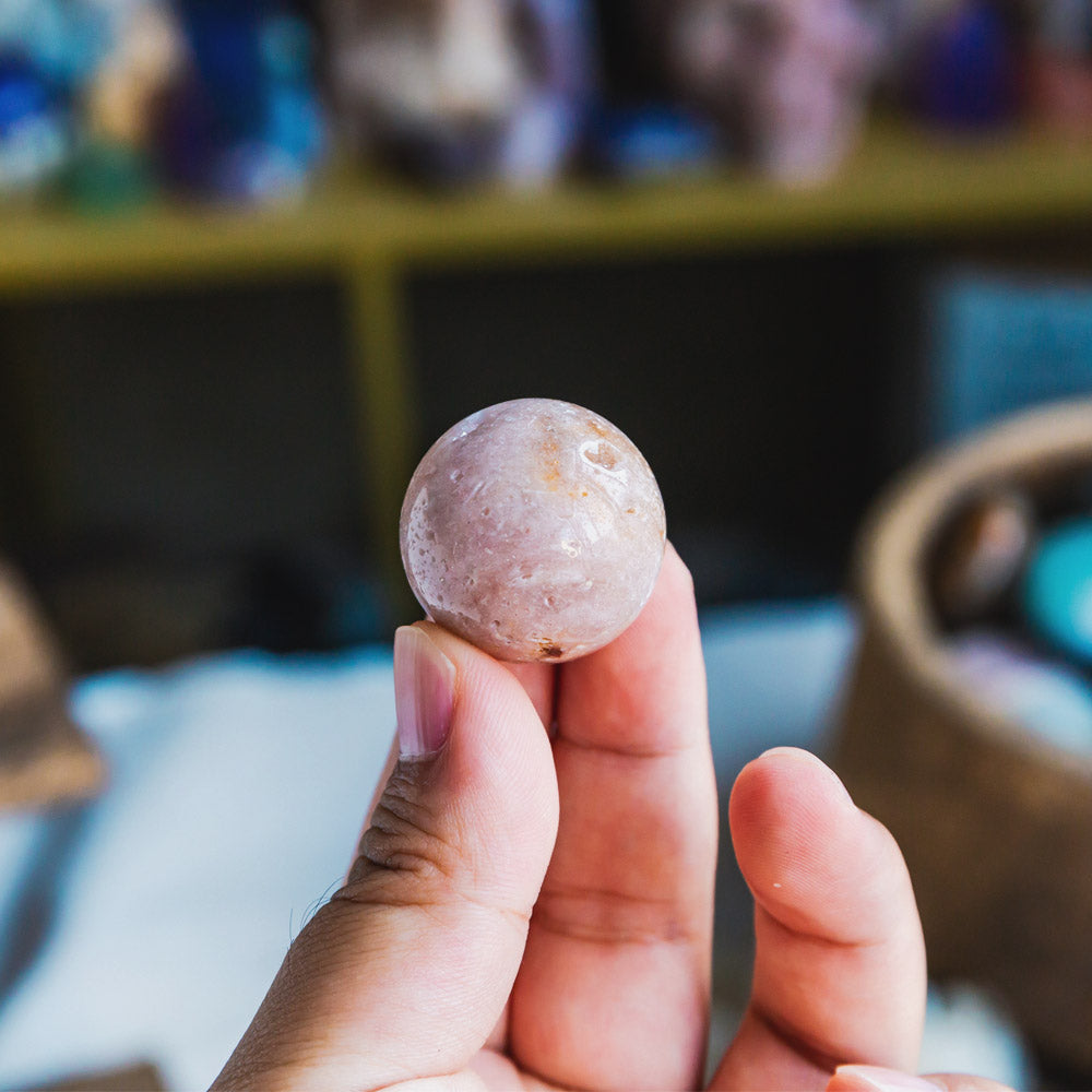 Reikistal Pink Amethyst Ball