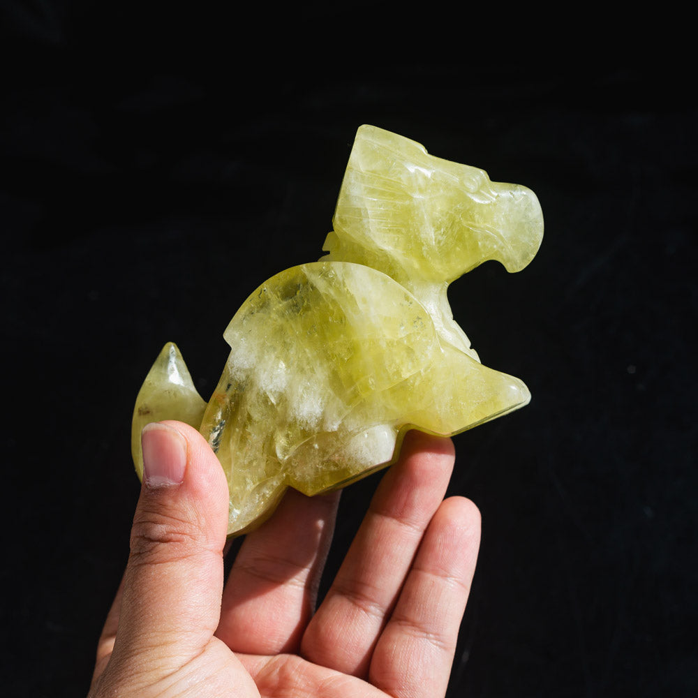 Reikistal Citrine Flying Dragon