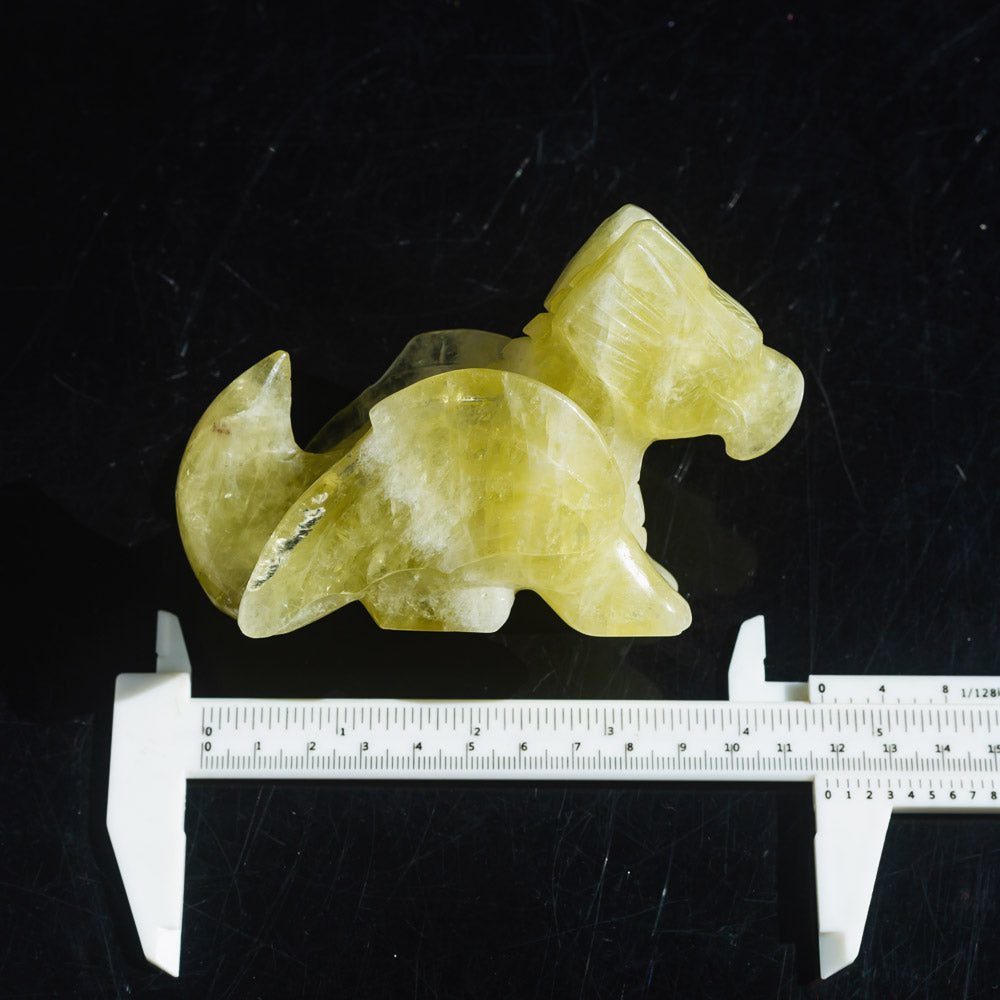 Reikistal Citrine Flying Dragon