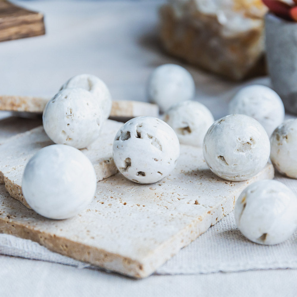 Reikistal White Sphalerite Ball