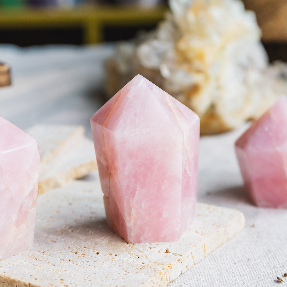 Reikistal Rose Quartz Cake Point