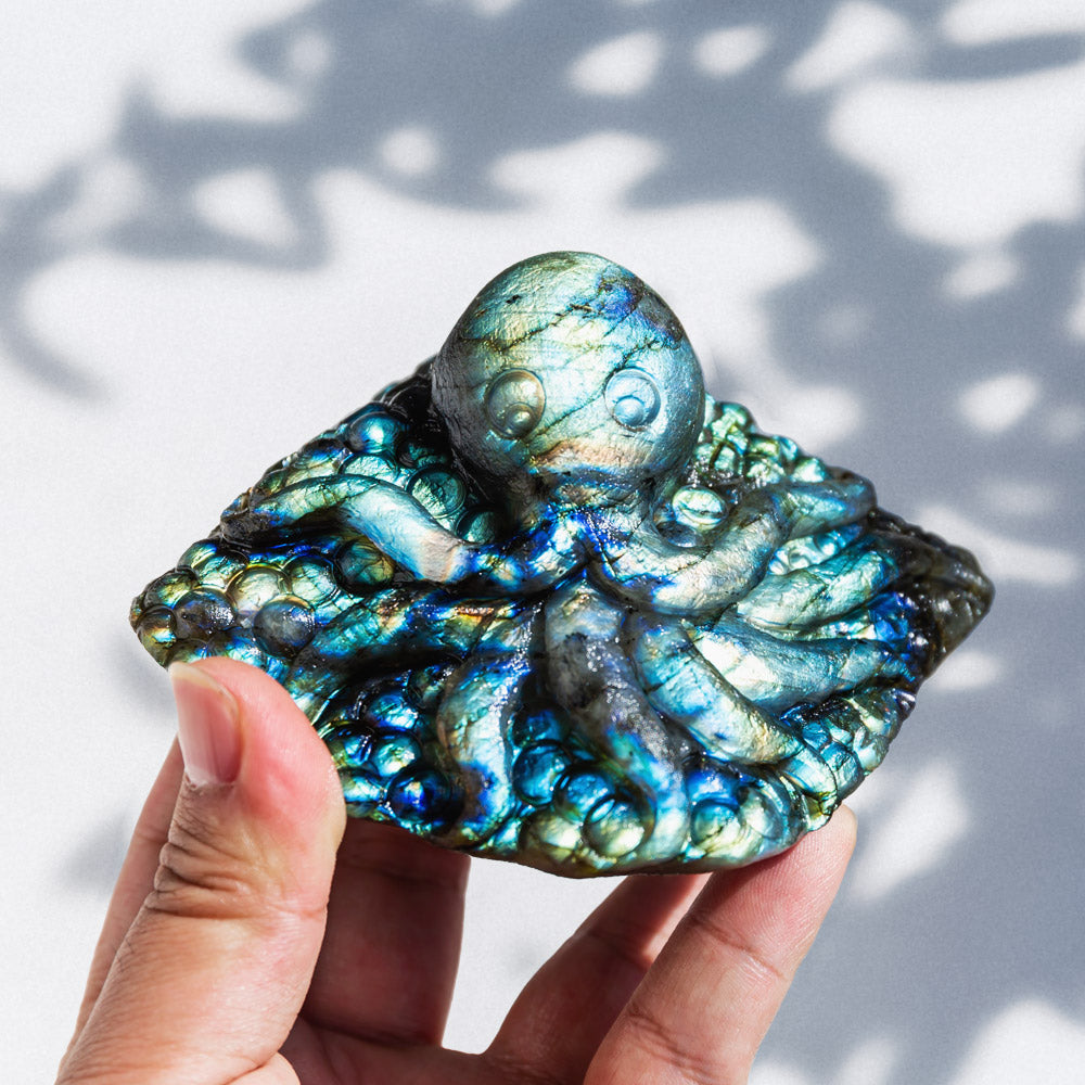 Reikistal Labradorite Octopus