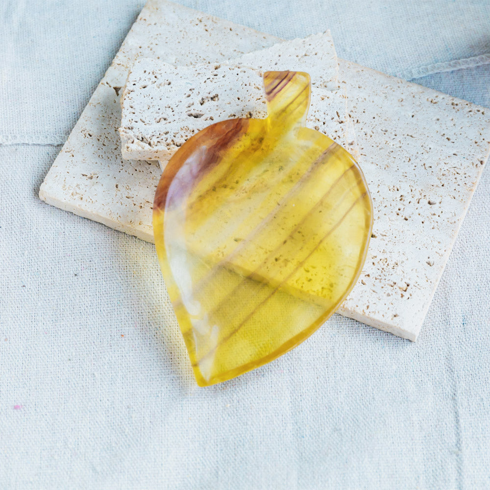 Reikistal Yellow Fluorite Bowl