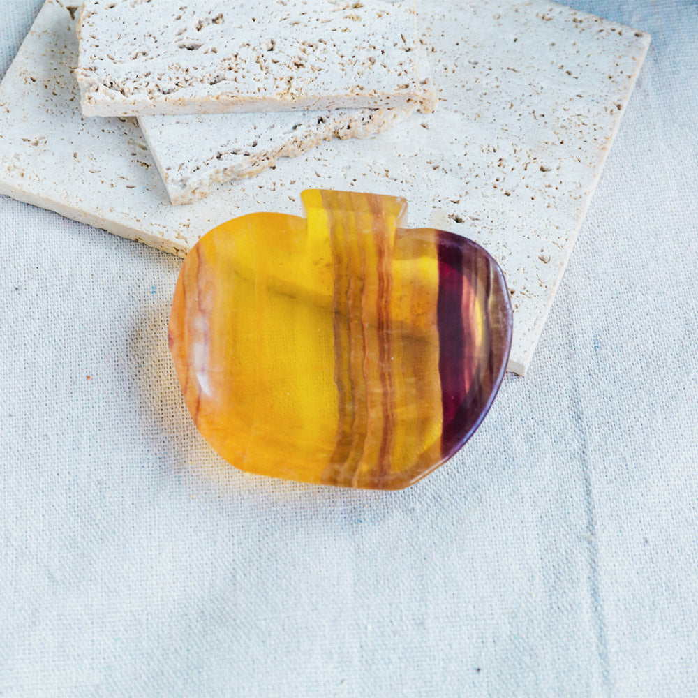 Reikistal Yellow Fluorite Bowl