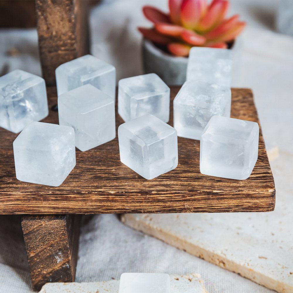 Reikistal Clear Quartz Cube