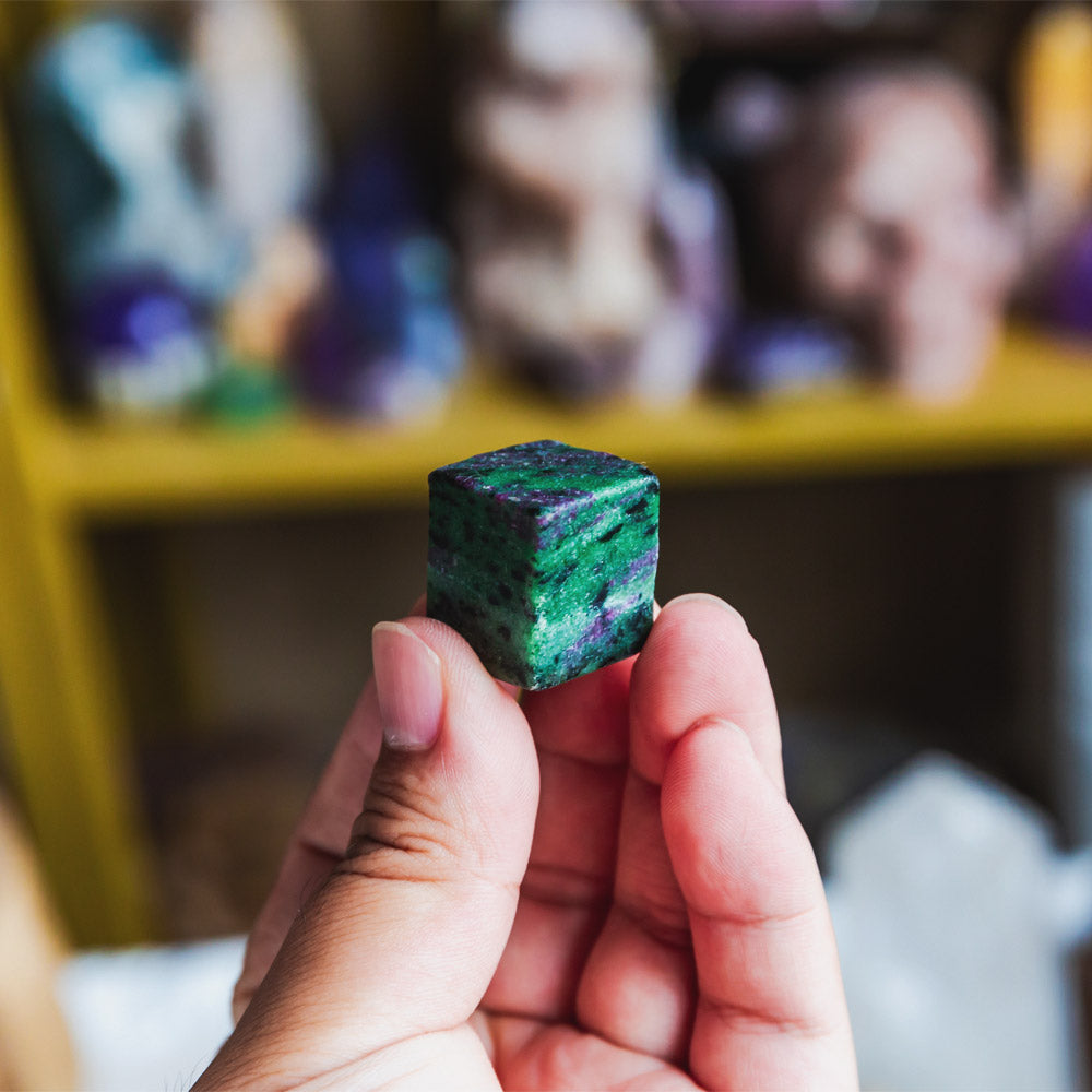 Reikistal Ruby in Zoisite Cube