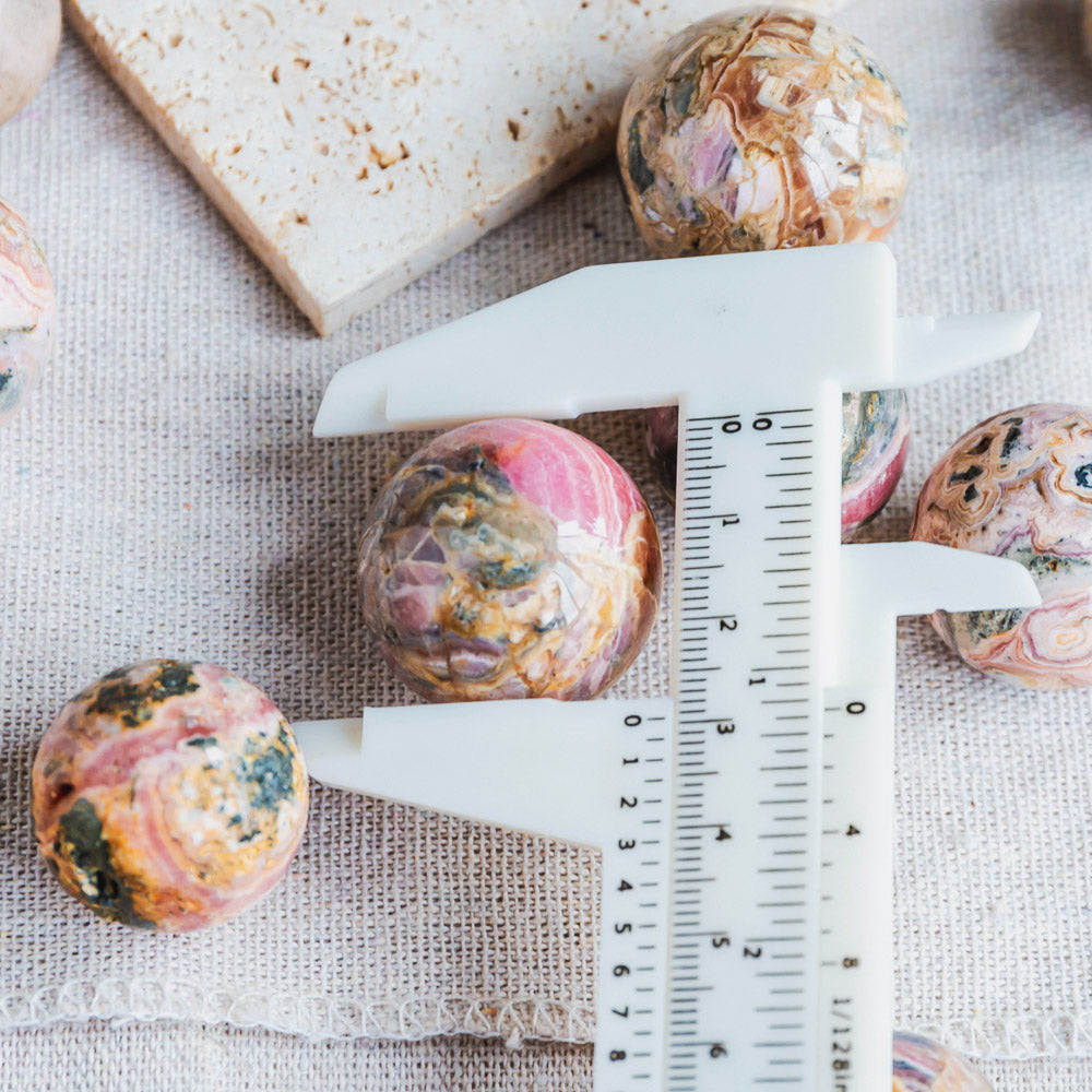 Reikistal Rhodochrosite Ball