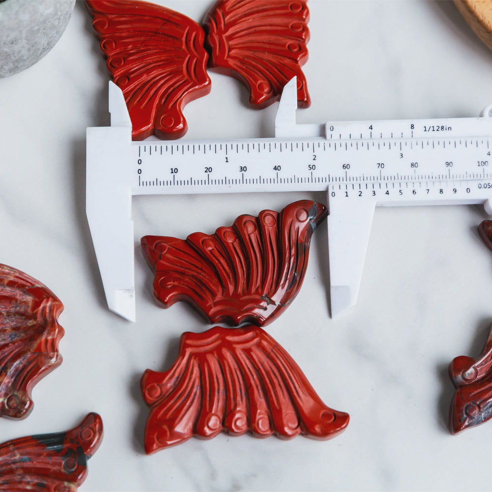 Reikistal Red Jasper Butterfly Wing