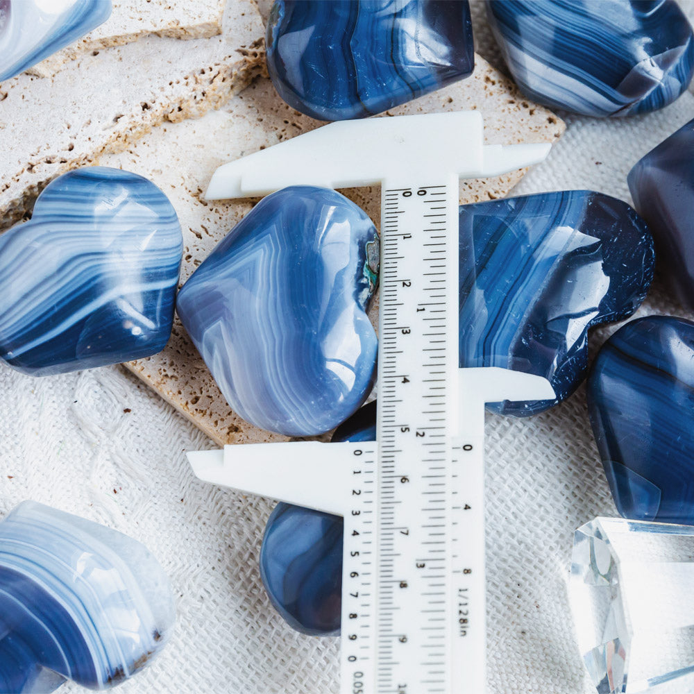 Reikistal Banded Agate Heart