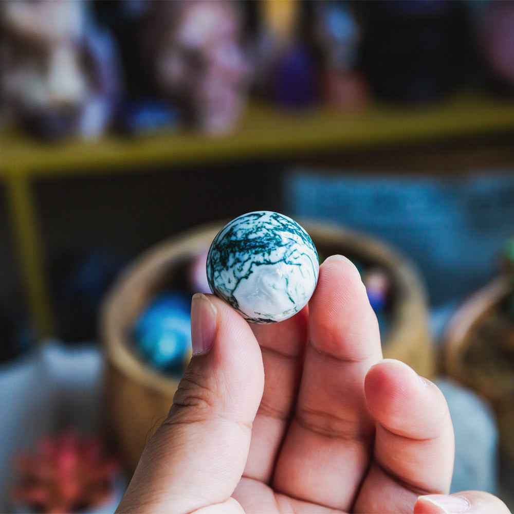 Reikistal Tree Agate Ball