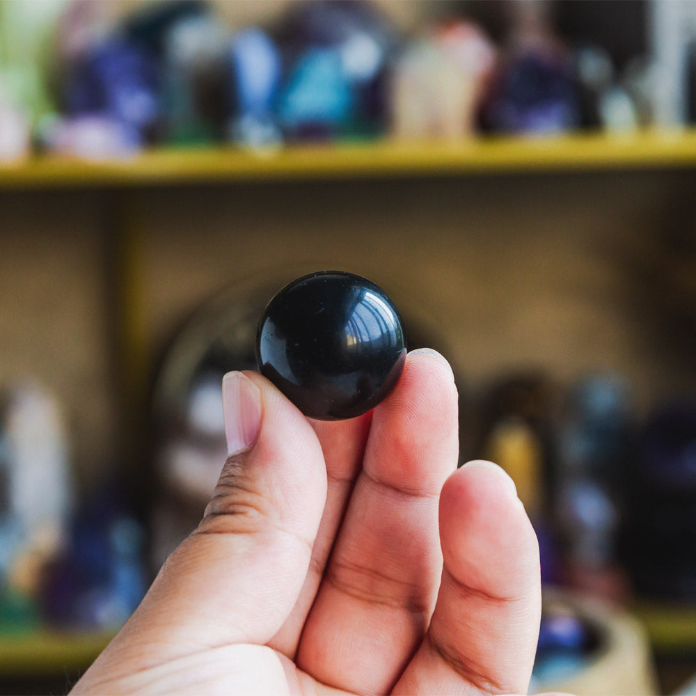 Reikistal Black Obsidian Ball