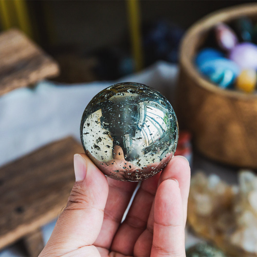 Reikistal Pyrite Sphere