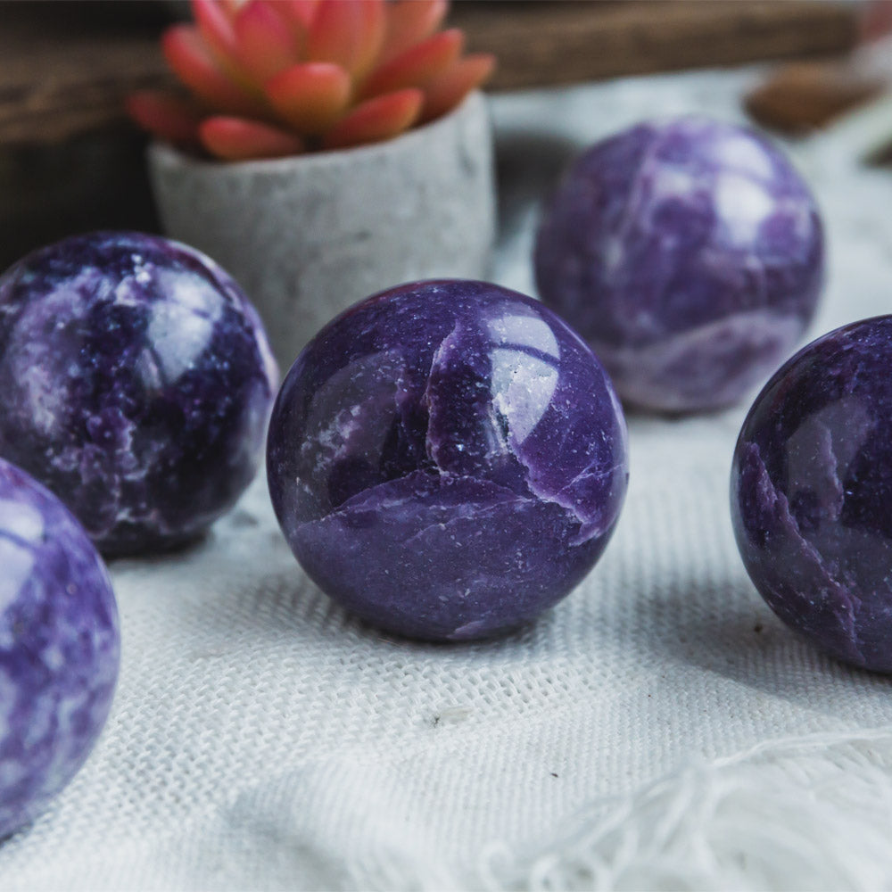 Reikistal Lepidolite Sphere