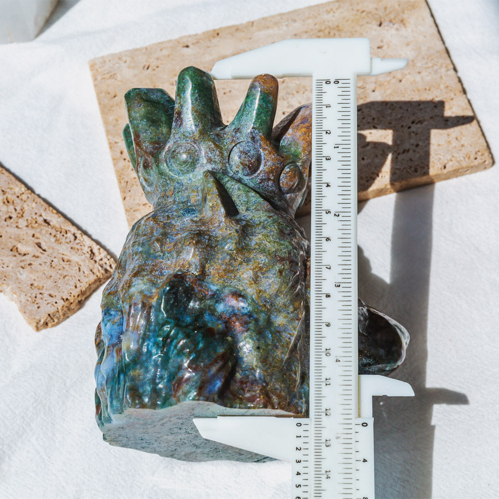 Reikistal Ocean Jasper Lion Head