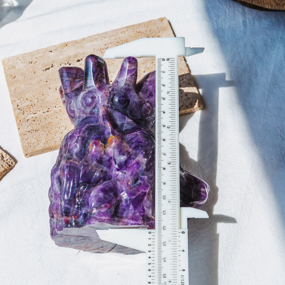 Reikistal Dream Amethyst Lion Head