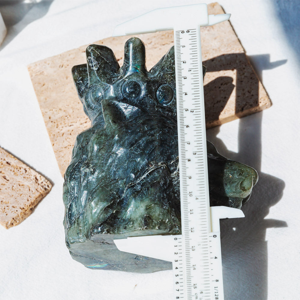 Reikistal Labradorite Lion Head