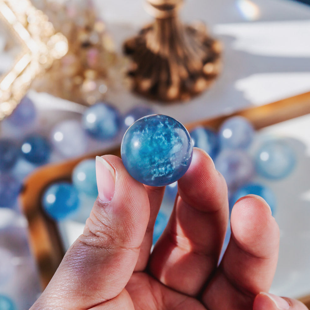 Reikistal Blue Fluorite Ball