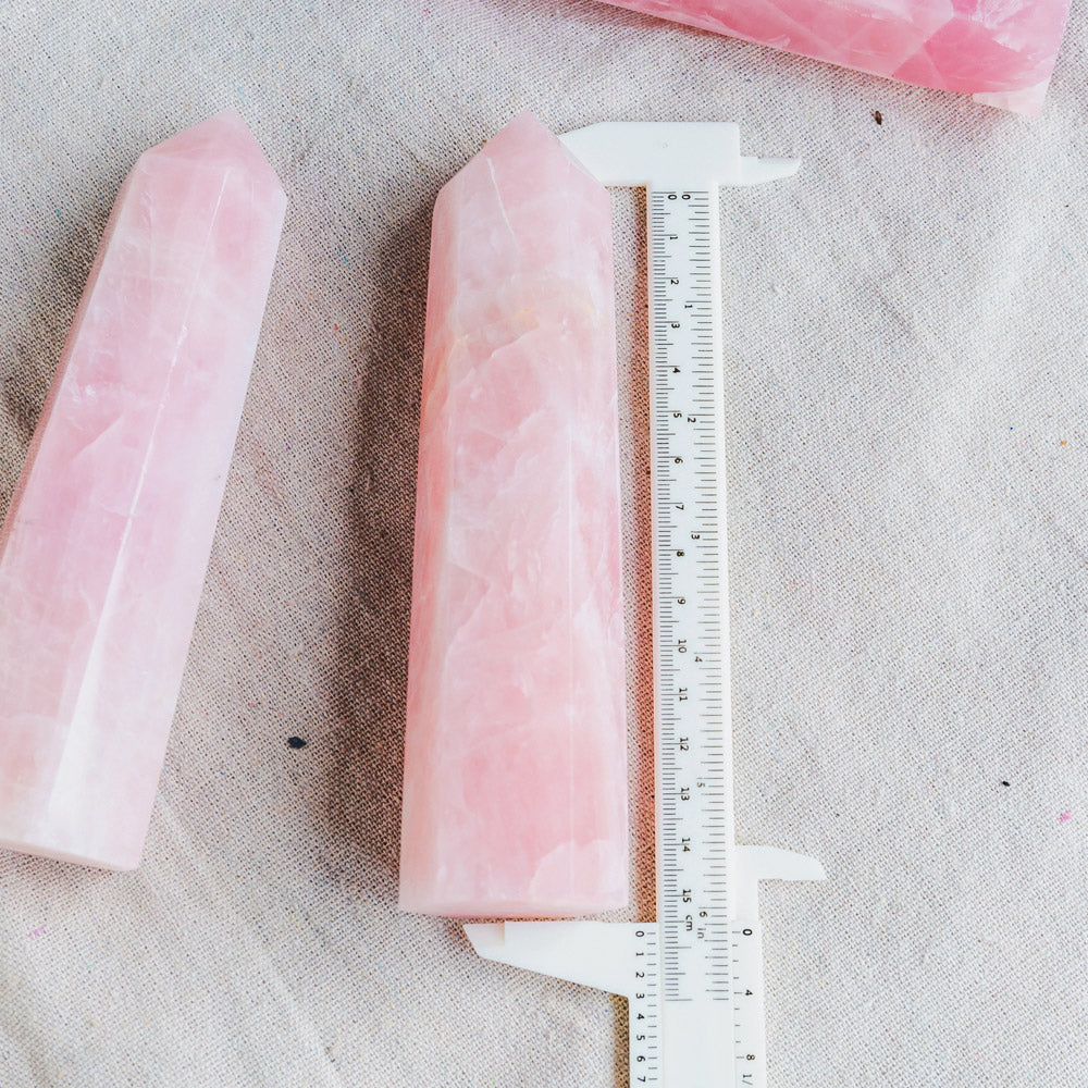 Reikistal Rose Quartz Tower