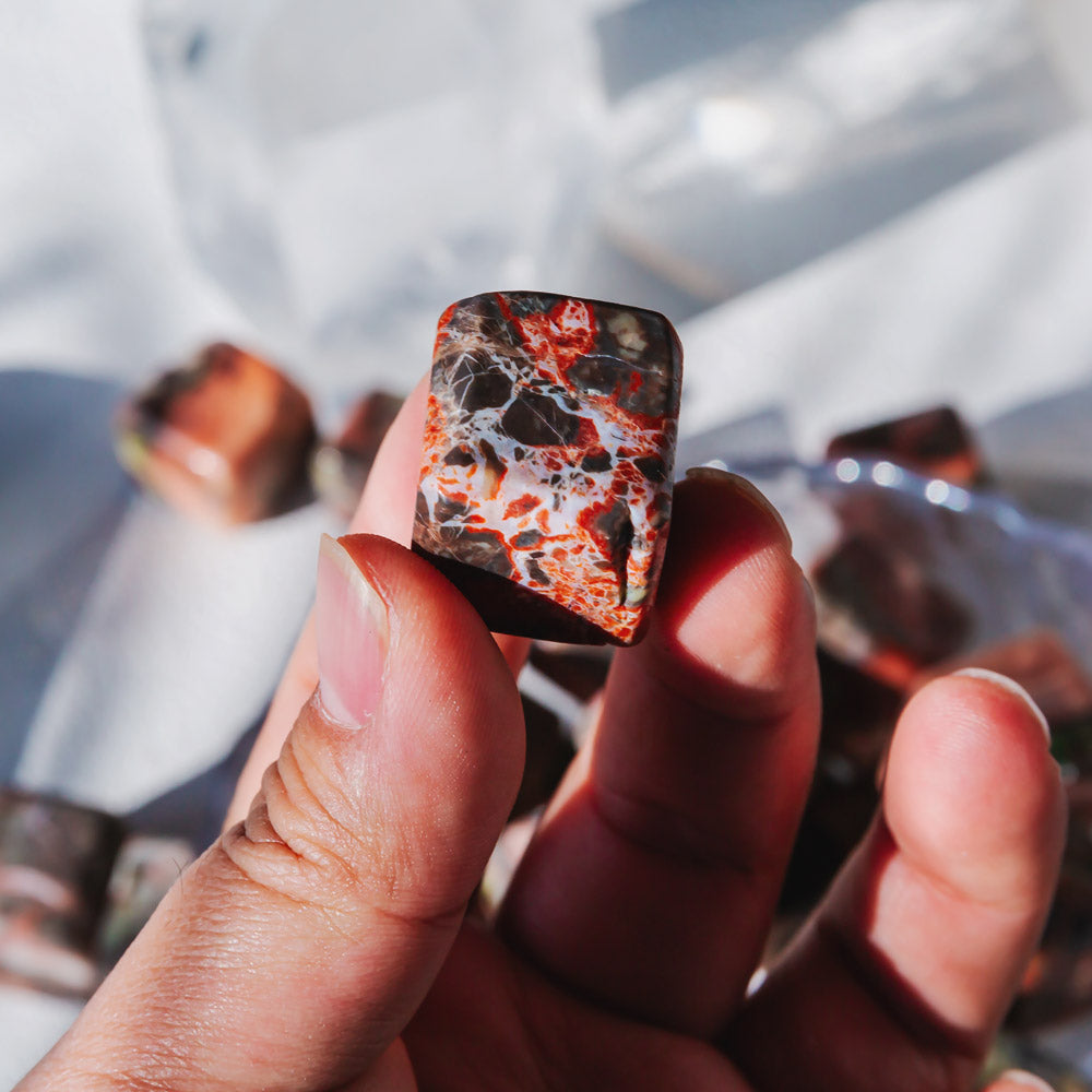 Reikistal Indonesia Jasper Cube