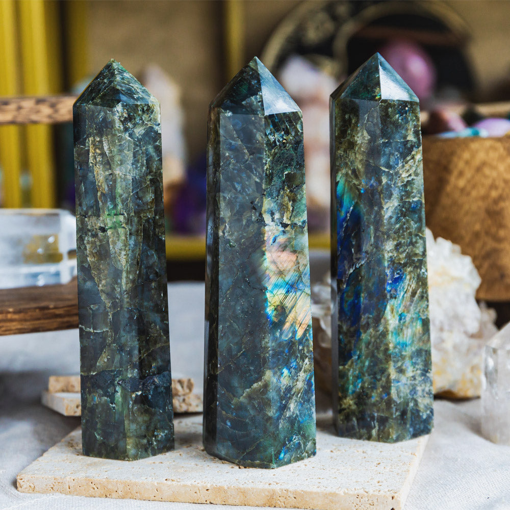 Reikistal Labradorite Tower