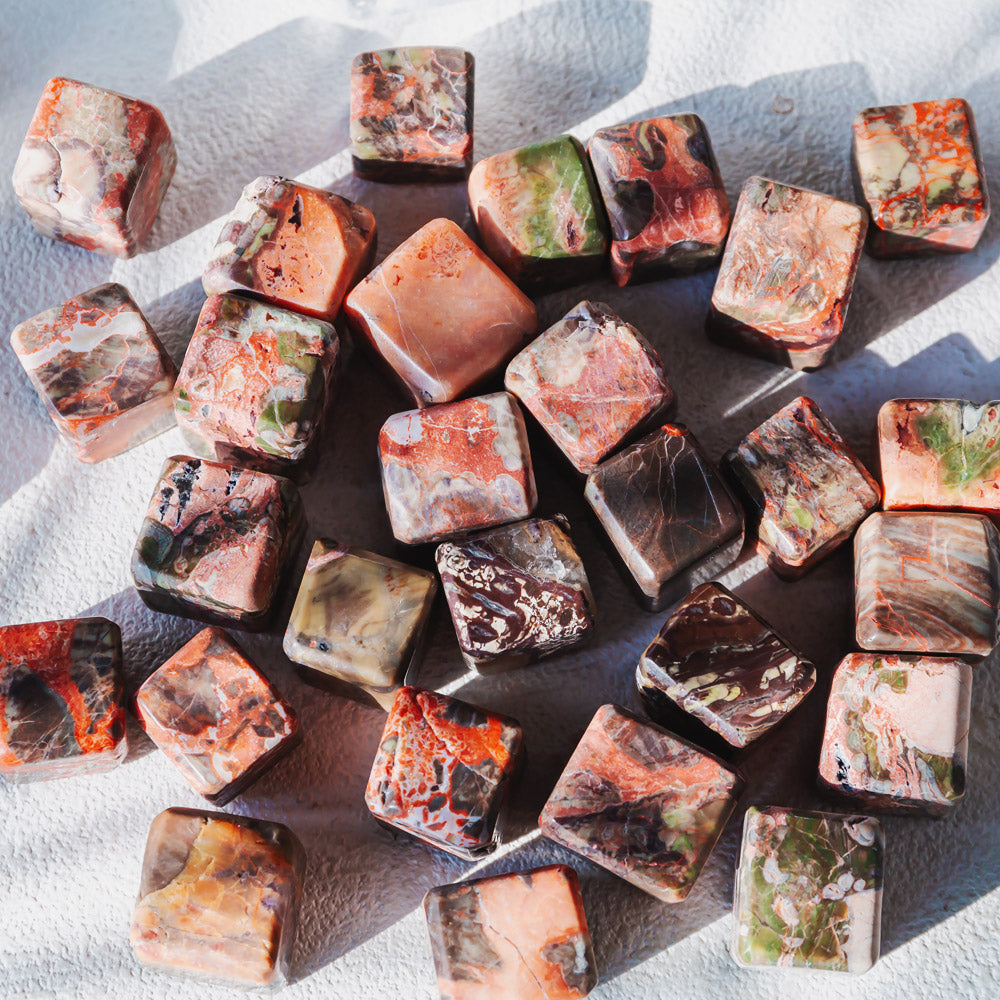 Reikistal Indonesia Jasper Cube