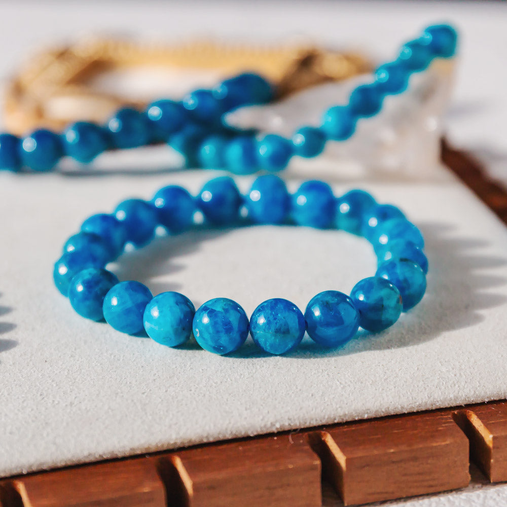 Reikistal Blue Apatite Bracelet