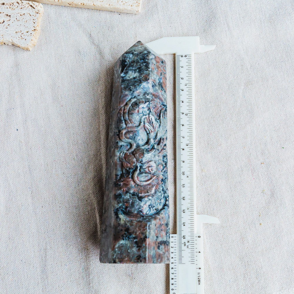 Reikistal Yooperlite Tower With Carving