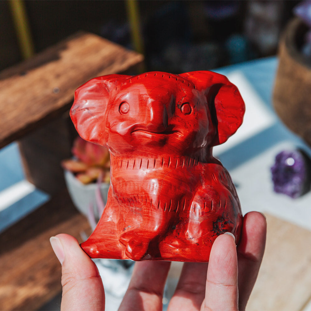 Reikistal Red Jasper Koala