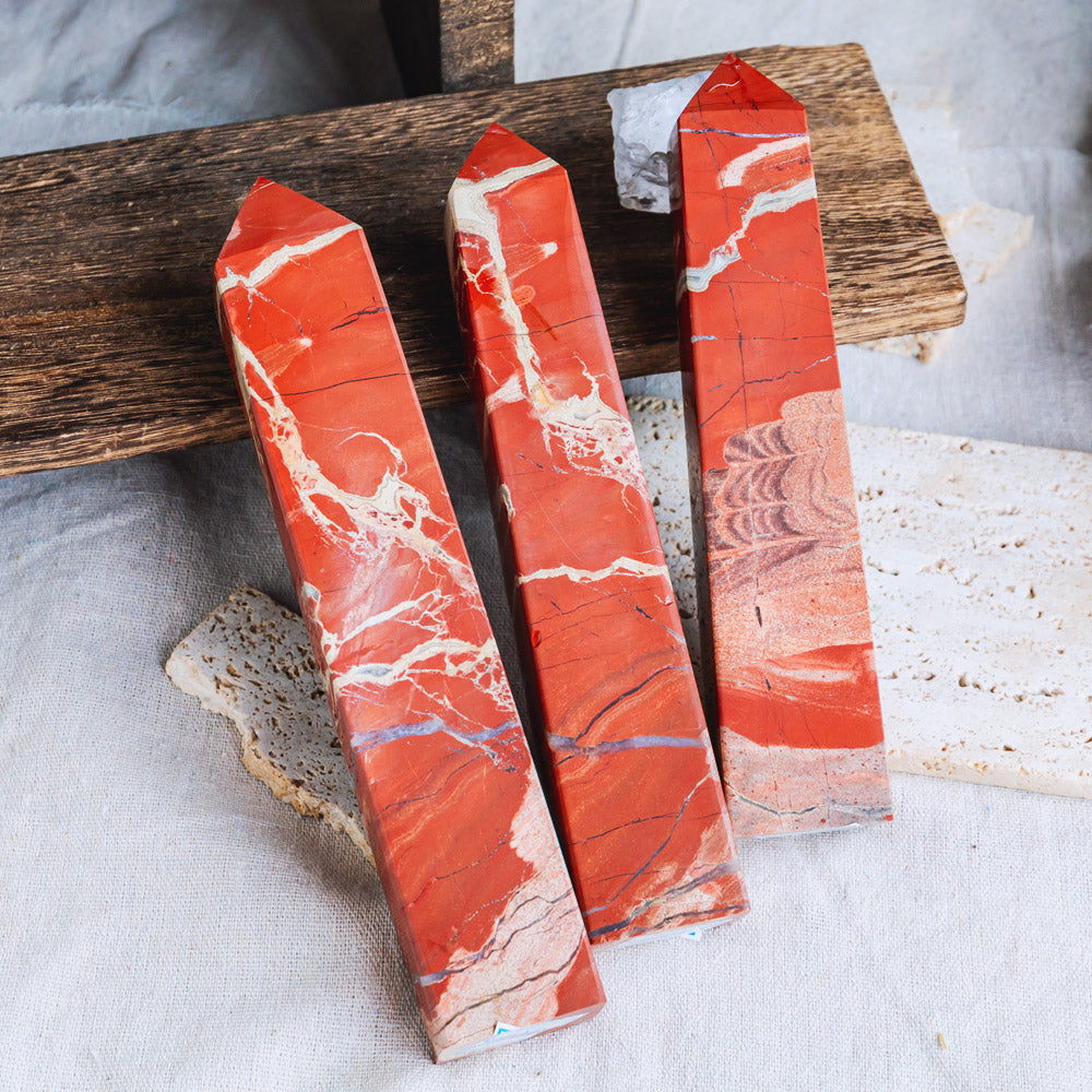 Reikistal Red Jasper Obelisk Tower