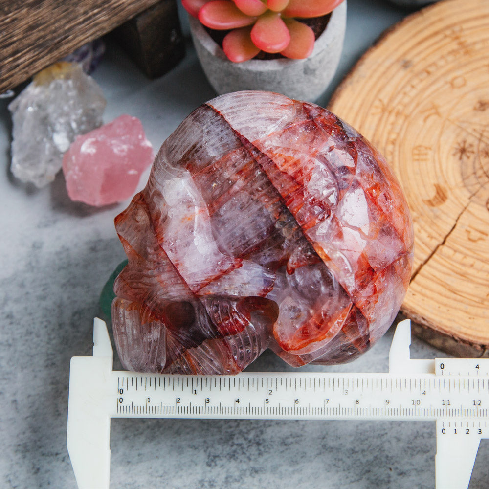 Reikistal Red Hematoid Skull