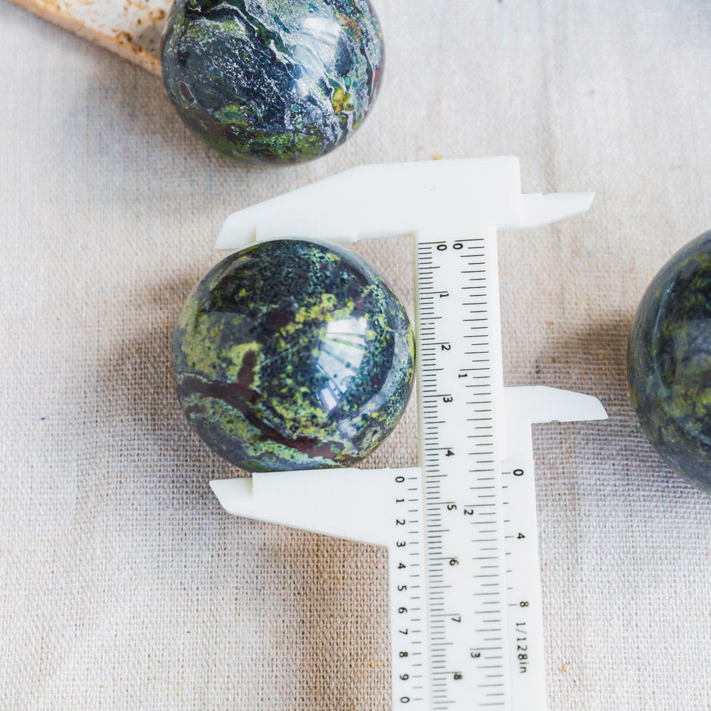 Reikistal Dragon Blood Stone Sphere