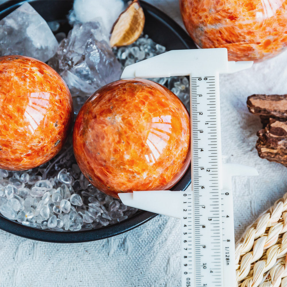 Reikistal Golden Sunstone Sphere