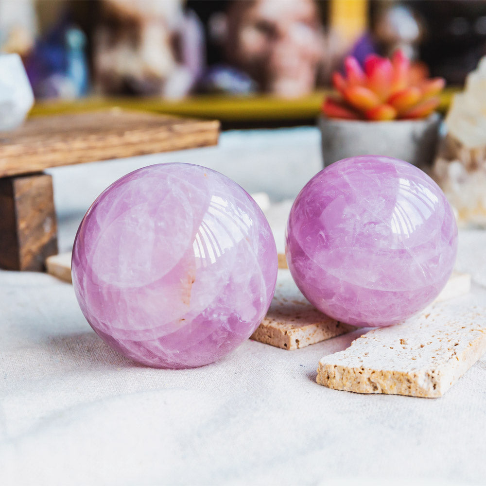 Reikistal Rose Quartz Sphere