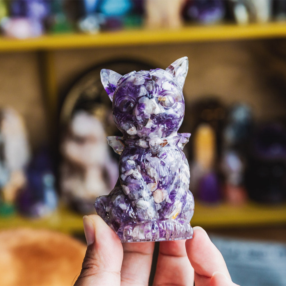 Reikistal Resin Cat