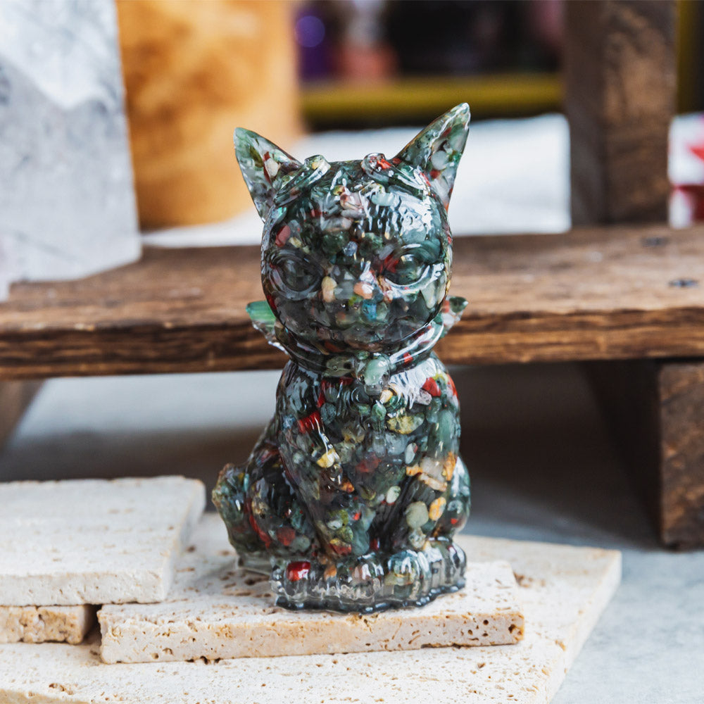 Reikistal Resin Cat