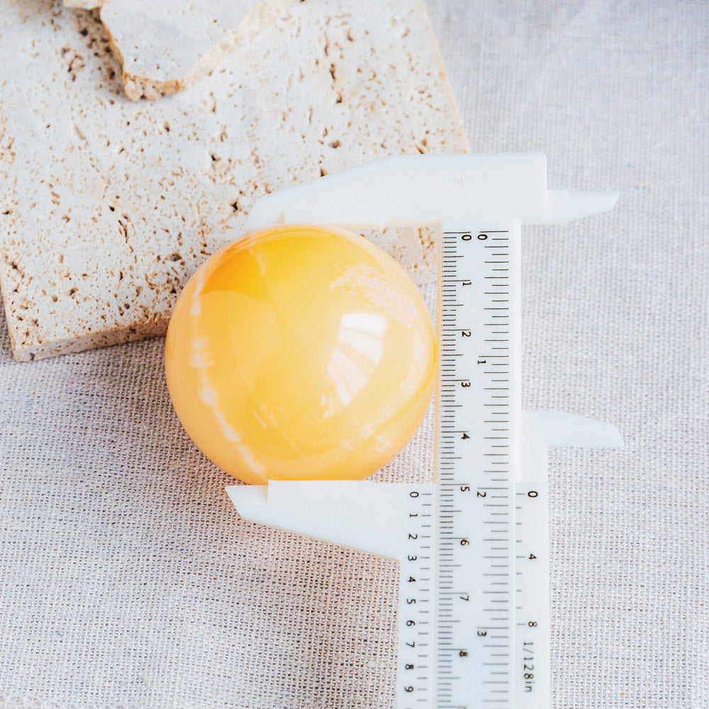 Reikistal Orange Calcite Sphere